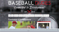 Desktop Screenshot of baseballdudes.com